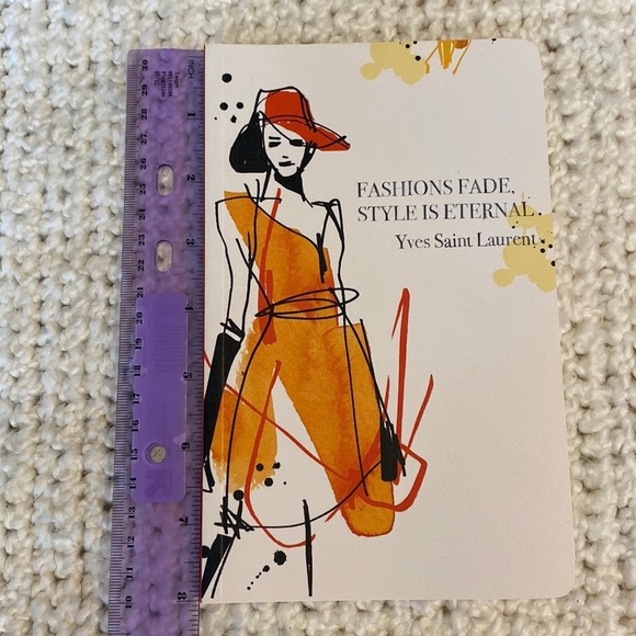 NEW Fashions fade. Style is eternal. Stationery Lined Journal 128 pages - Picture 2 of 5